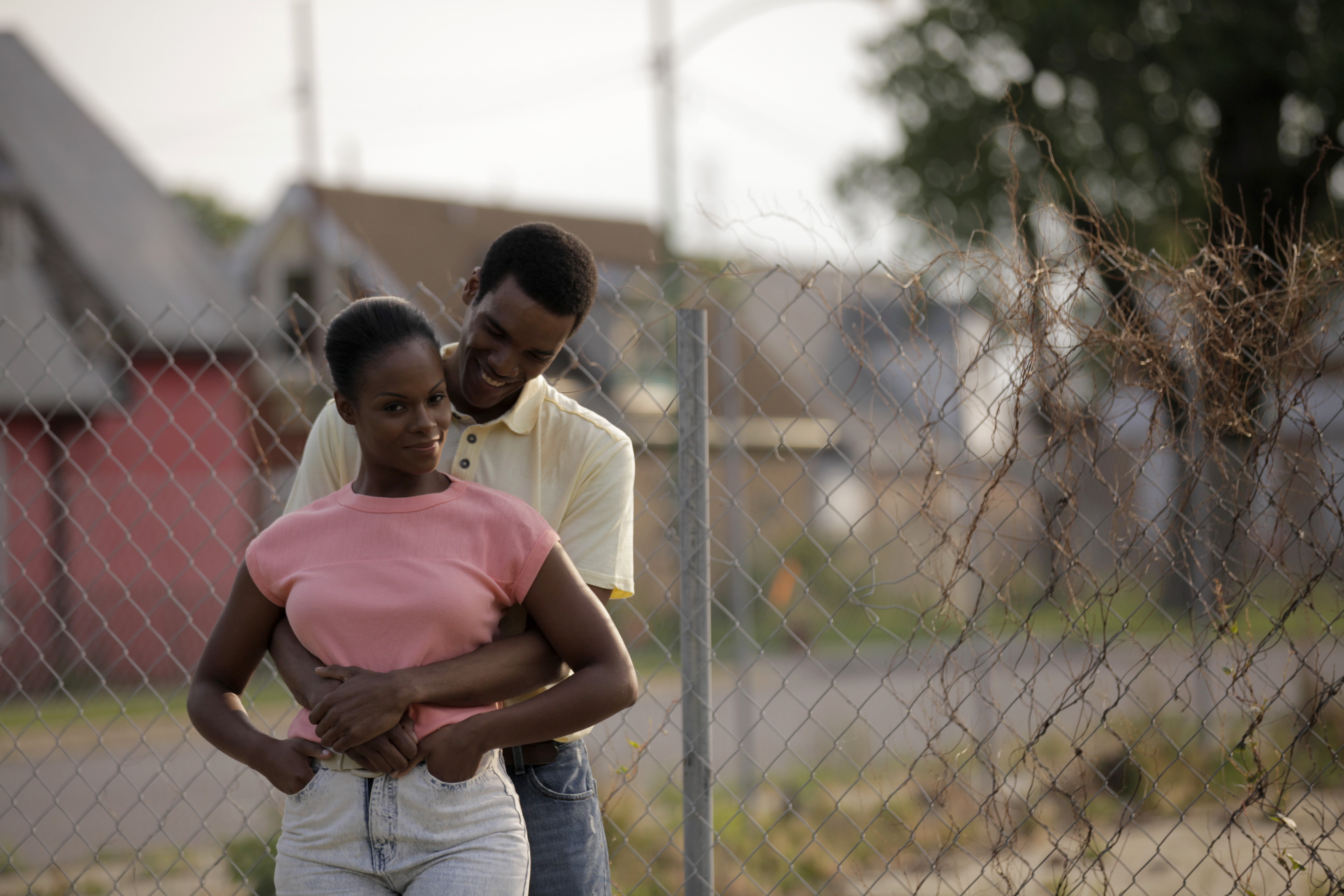 Tika Sumpter and Parker Sawyers in 